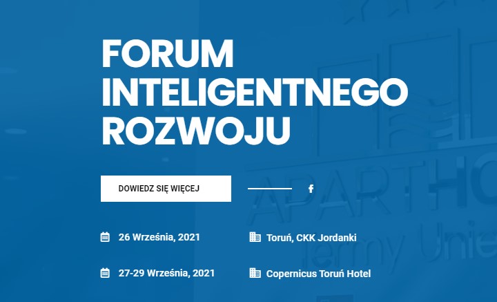 Forum Inteligentnego Rozwoju 2021 - Toruń