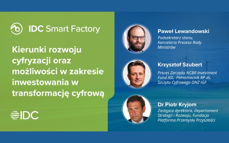 IDC Smart factory Sustainability & Manufacturing, Łódź, 22.09.2022