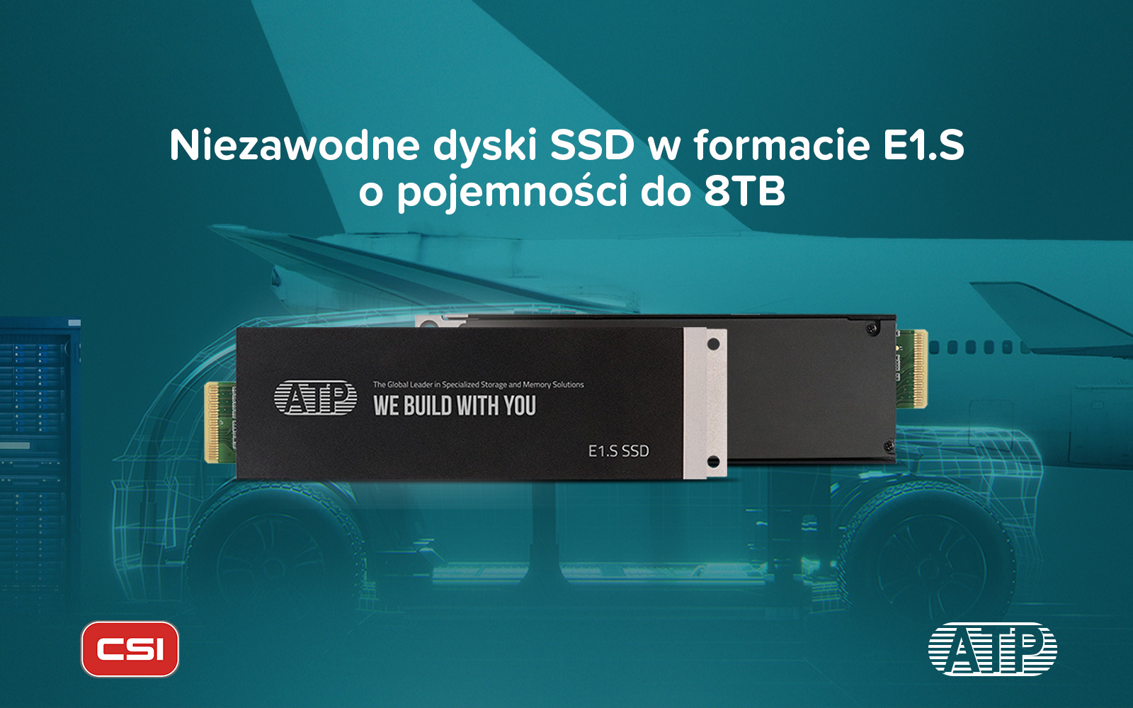 Dyski SSD E1.S firmy ATP – wyjątkowe w swojej klasie