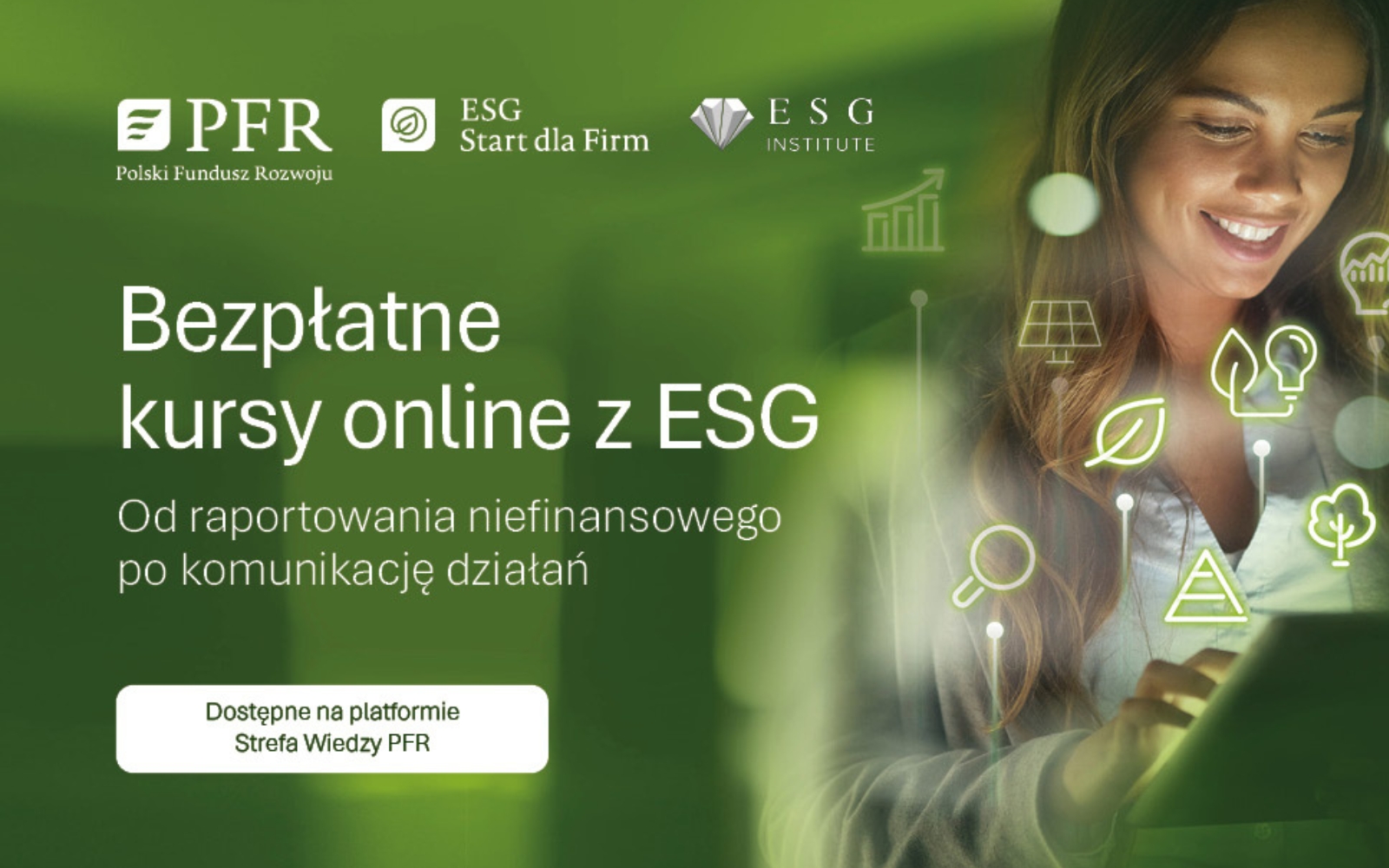 Od raportowania po komunikację ESG - nowe bezpłatne kursy