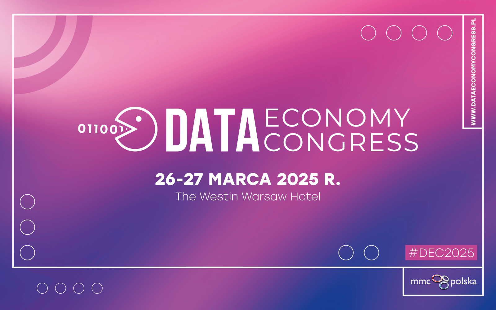 Dane jako zasób przyszłości – dołącz do 5. Data Economy Congress w Warszawie!