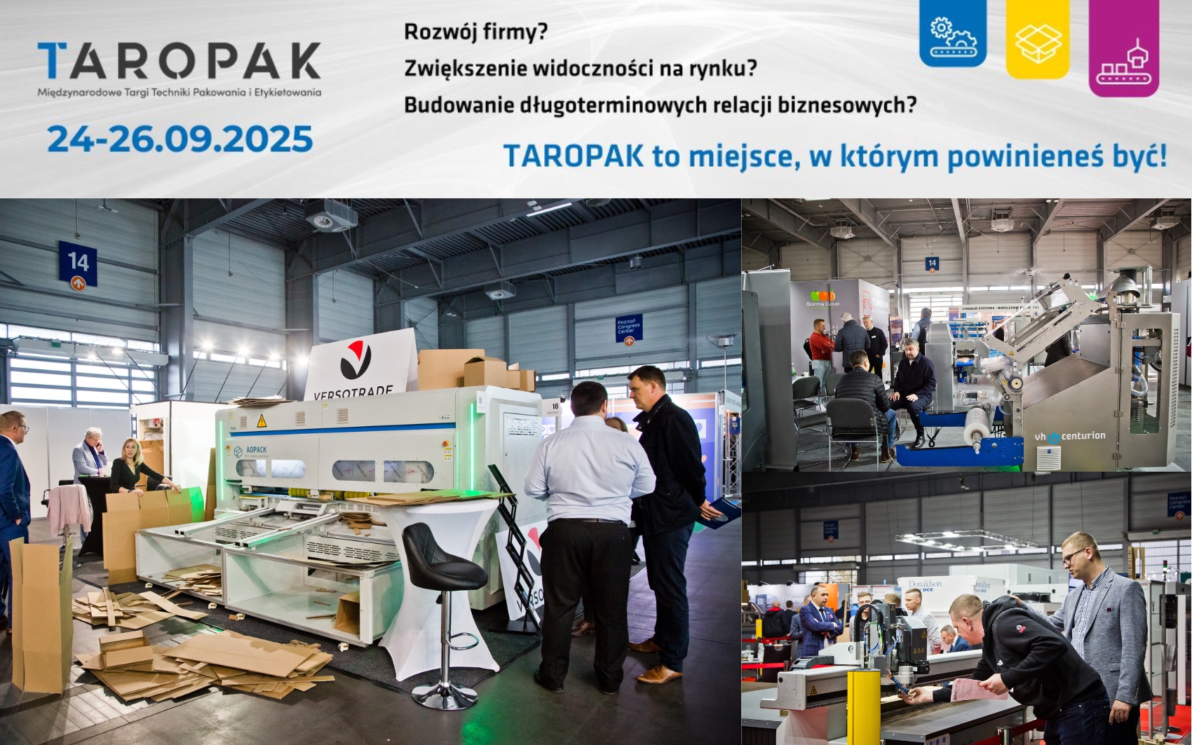TAROPAK 2025: Innowacje w opakowaniach, debaty branżowe i praktyczne szkolenia w Poznaniu