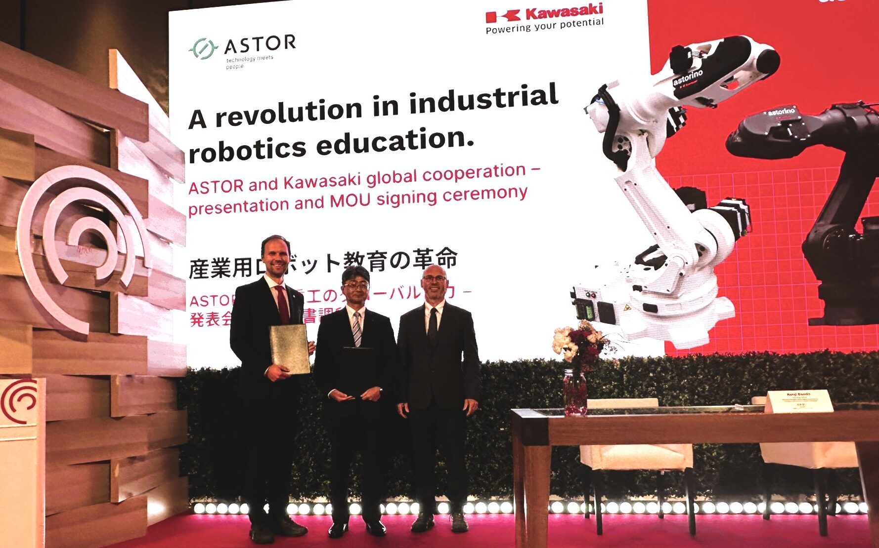 ASTOR i Kawasaki podpisują globalne porozumienie na World Expo 2025 w Osace